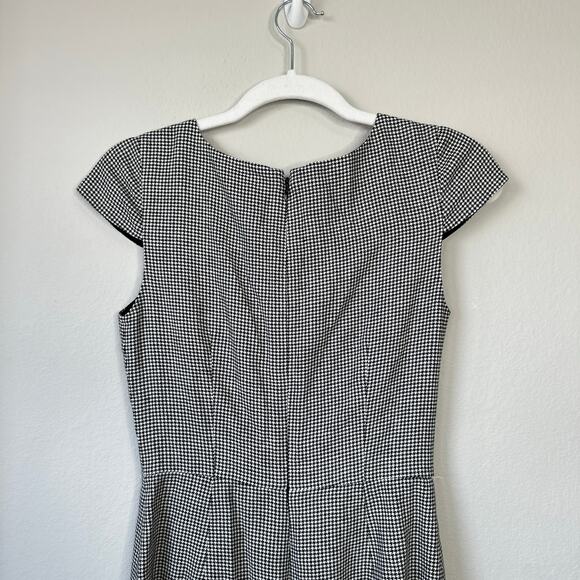 J CREW 365 Sheath Dress Mini Houndstooth Size 00 Office Workwear Professional - Picture 5 of 7